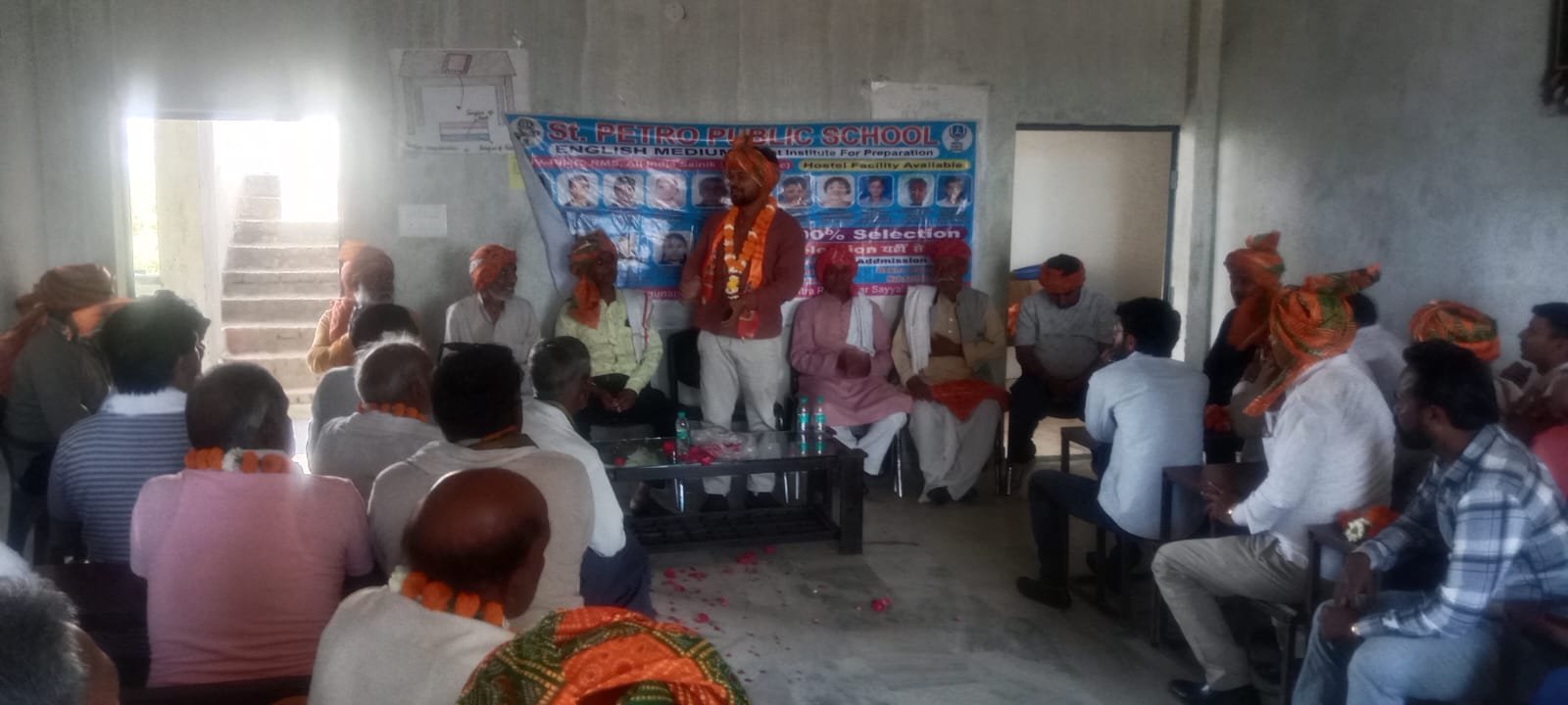 सगुना पुर में भाजपा के नवनियुक्त पार्षद जितेंद्र कुमार सविता का भव्य स्वागत