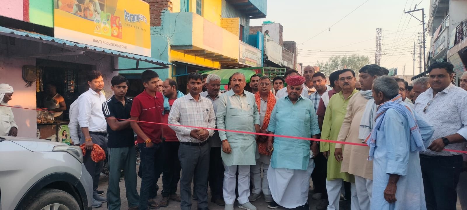 रुनकता रेणुका धाम रोड के सुंदरीकरण का रास्ता साफ, विधायक चौधरी बाबूलाल ने किया शिलान्यास