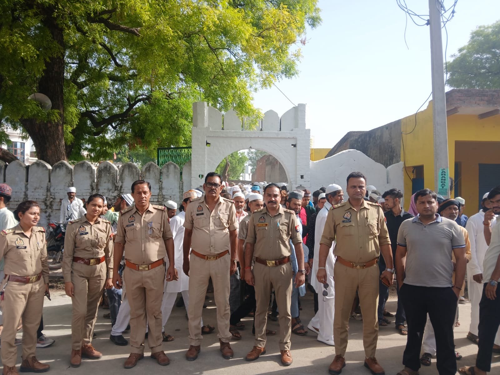 ईद के मद्देनजर कागारौल में सुरक्षा सख्त: ACP सुकन्या शर्मा के नेतृत्व में पुलिस ने किया पैदल गश्त