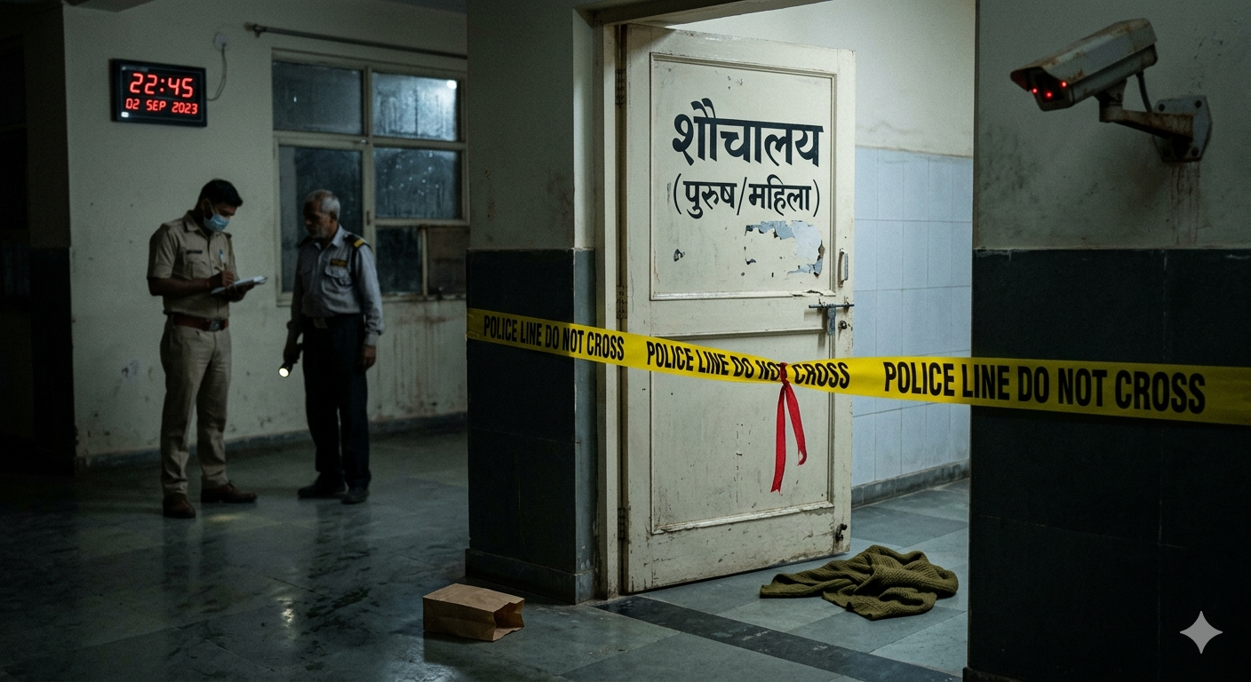 अछनेरा CHC शर्मसार: शौचालय में मिला 7 माह का भ्रूण, 36 घंटे बाद भी रहस्य बरकरार, अधिकारी फोन उठाने से कतराए
