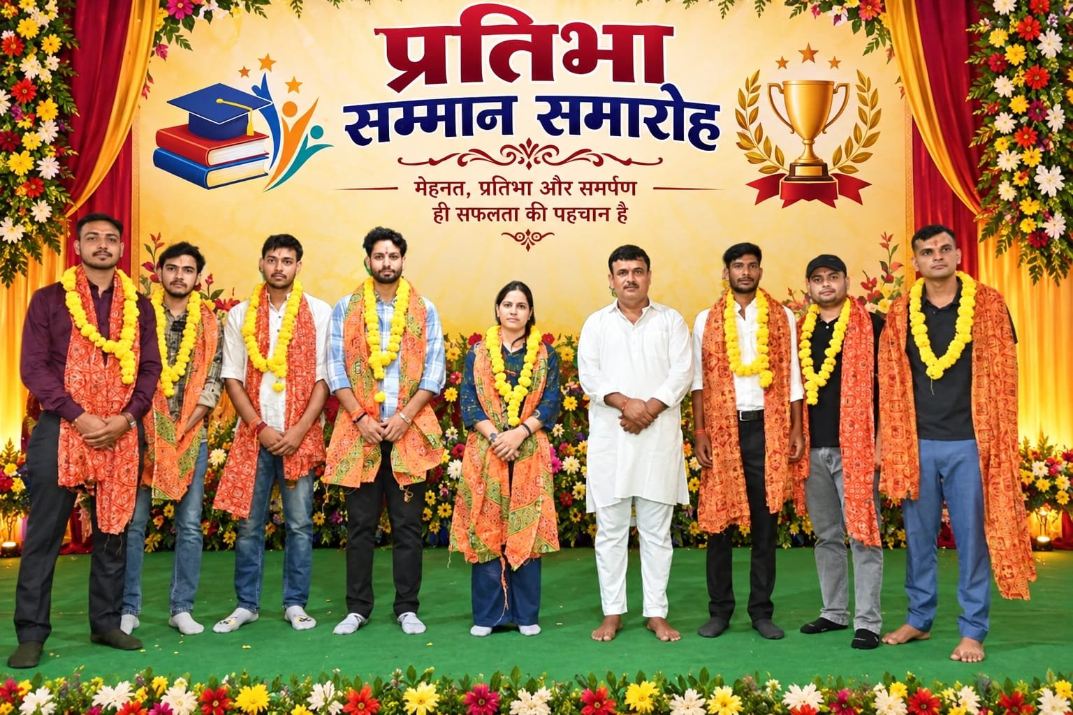 शांति देवी विद्या मंदिर में भव्य सम्मान समारोह: UP Police में SI बने होनहार पूर्व छात्रों और उनके अभिभावकों का हुआ भव्य नागरिक अभिनंदन